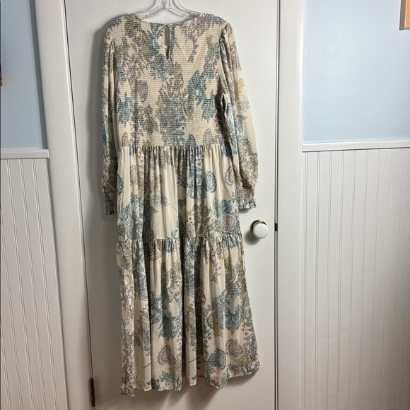 NWT Alessandra Juliette Aster Long Sleeve Floral Paisley Midi/Maxi Dress Large - Picture 8 of 11